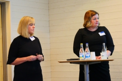 Catharina Olofsson och akt Charlotte S. Nordmark, KGH A&V Services