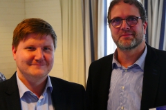 Sturla Winther och Christian P. Iversen från Brönnöysundsregistrene